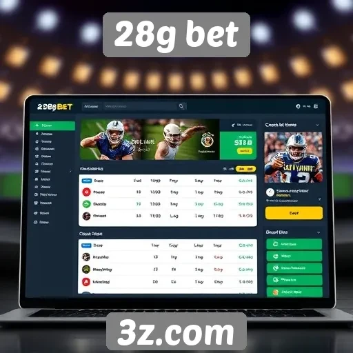 Avaliação da interface do usuário do site 28g bet